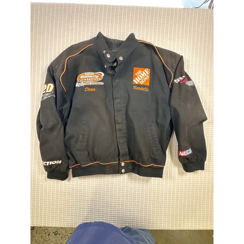 Vintage Chase Authentics TONY STEWART 2002 Championships Jacket 26.5x27 XL